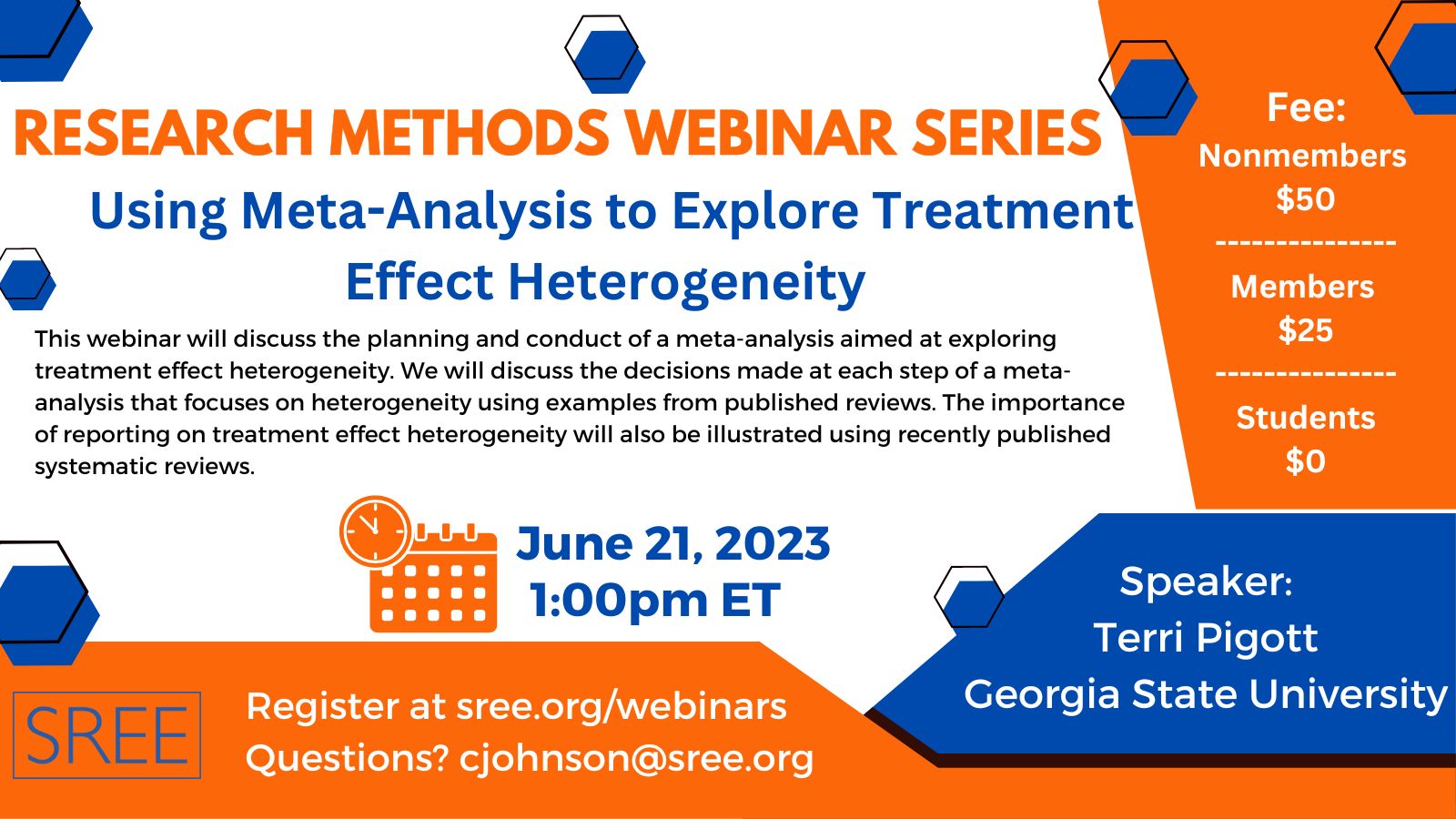 research methods webinar series