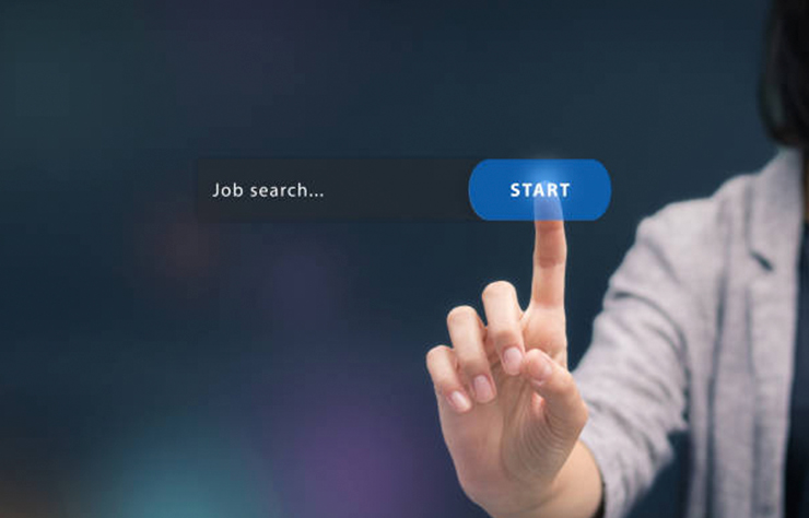 Job search graphic