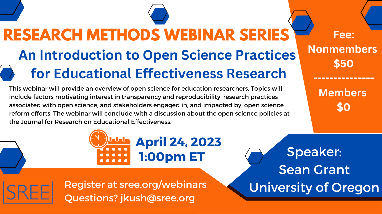 research methods webinar series